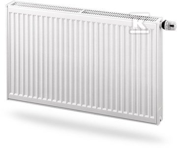 Grzejnik PURMO CV21S 500x800, moc grzewcza: 925W (75/65/20°C), grzejnik stalowy płytowy z podłączeniem dolnym, PURMO Ventil Compact, biały RAL9016