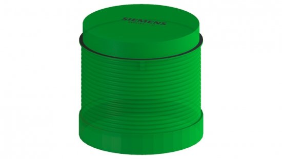 Moduł świetlny do kolumny sygnalizacyjnej 70mm LED zielony światło ciagłe 24V AC_DC IP65 8WD4420-5AC