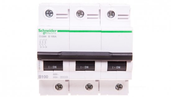 Wyłącznik nadprądowy 3P B 100A 6kA AC C120N A9N18350