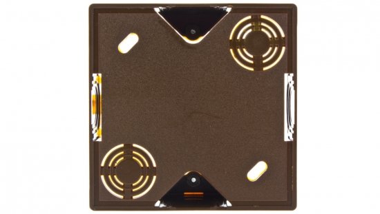 AKCENT Puszka natynkowa pojedyncza brązowa PNP-A/24