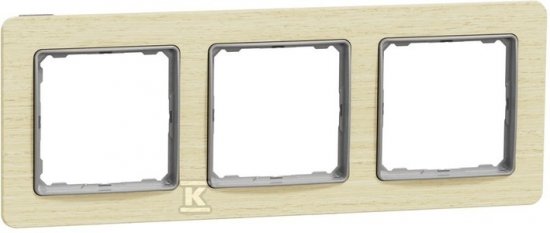 Ramka 3-krotna, imitacja brzoza SEDNA ELEMENTS