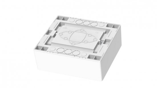 Rozdzielnica modułowa 1x8 n/t ECONOMIC BOX RN 1/8 drzwi transparentne (N+PE) IP40 2502-01