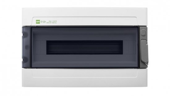 Rozdzielnica hermetyczna EP-LUX natynkowa 1x18 1500V DC 1000V AC PE N dymny IP65 1955-01