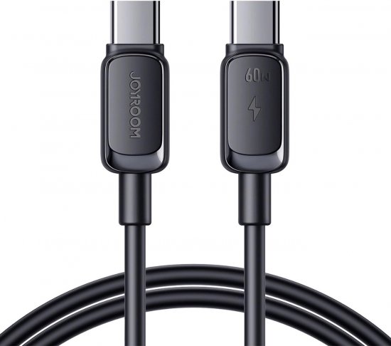 Kabel USB-C / USB-C Joyroom Fast Charging S-CC100A141B 120cm 60W 5A czarny