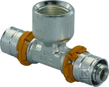 Trójnik z gwintem wewn. 50-Rp1&quot;FT-50 Uponor S-Press