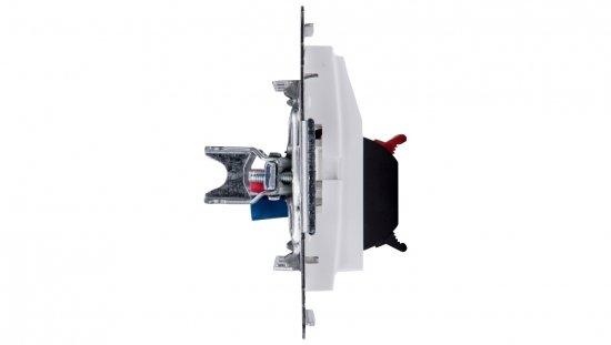 Simon 54 Gniazdo głośnikowe podwójne białe DGL32.01/11