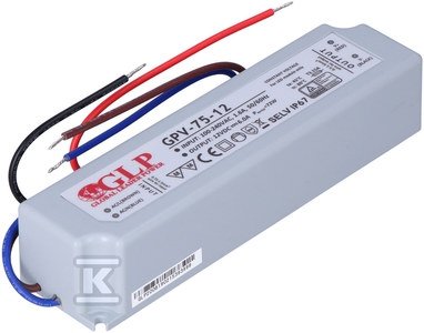  GLP zasilacz LED 12V 6A 75W
