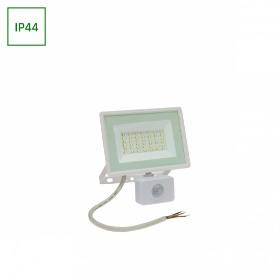 NOCTIS LUX 3 NAŚWIETLACZ 30W WW 230V IP44 150x190x53mm BIAŁY czujnik ruchu PIR