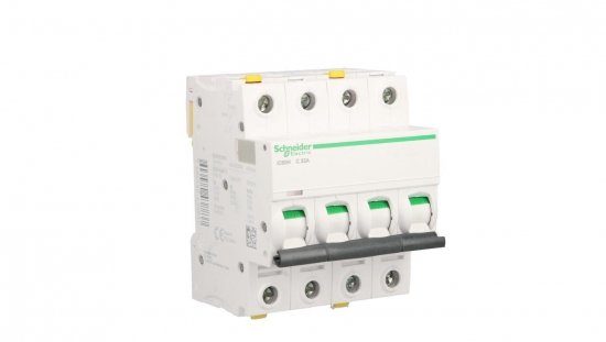 Wyłącznik nadprądowy 4P C 32A 10kA AC iC60H-C32-4 Acti9 A9F07432