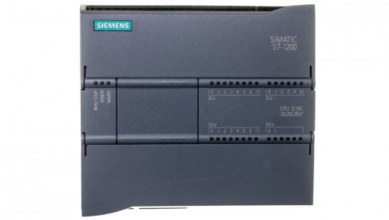 Sterownik PLC SIMATIC S7-1200 CPU 1214C DC/DC/relay 14DI 10DO 2AI 100KB 6ES7214-1HG40-0XB0