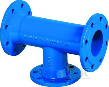 Trójnik kołnierzowy DN150x150, PN10, GJL-żeliwo szare .580.150.150 44