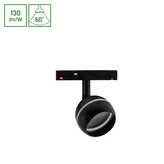SYSTEM SHIFT BASIC - GLOBE RING OPRAWA KULA 90MM 10W 4000K  CZARNY