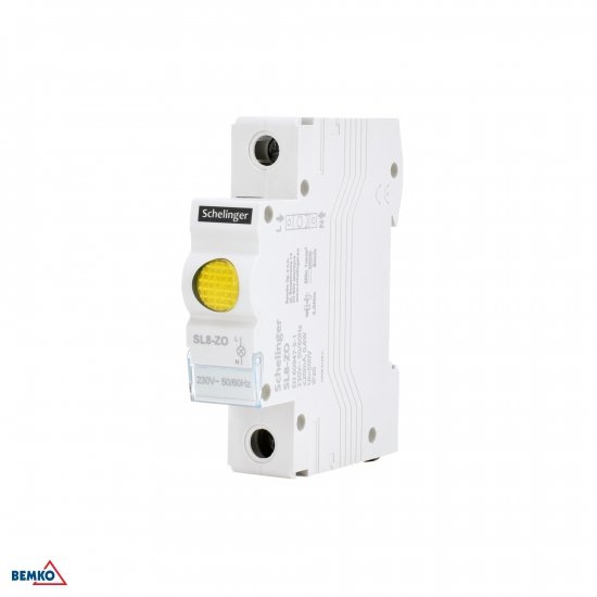 LAMPKA SYGNALIZACYJNA LED SL8 ŻÓŁTA SCHELINGER