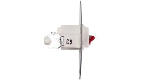 Berker/B.Kwadrat Gniazdo głośnikowe pojedyncze śnieżnobiałe 457209