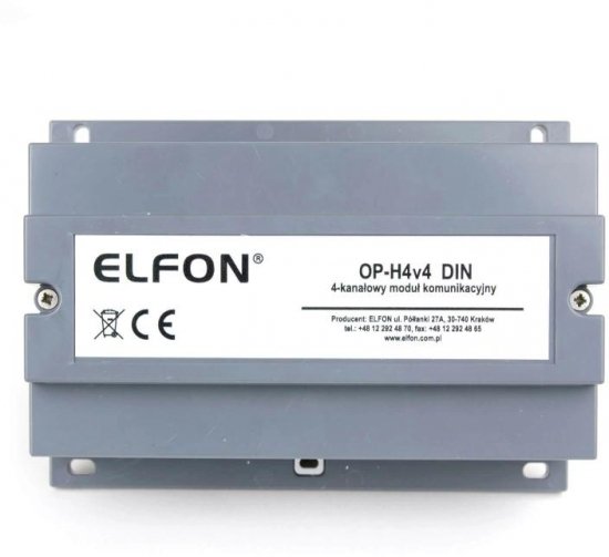 Moduł komunikacyjny ELFON OP-H4v4 DIN