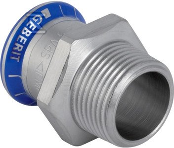 Złączka Geberit Mapress Edelstahl FKM przejściowa z gw.zewn. d54-R2 50468