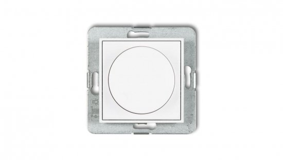 ICON Mechanizm elektronicznego regulatora oświetlenia przyciskowo-obrotowego do lamp LED biały IRO-2