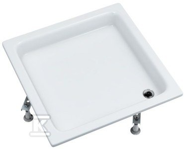 Brodzik akrylowy &quot;Zefir&quot; Standard Plus 80x80x26 cm kwadratowy