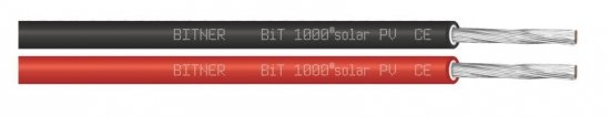 Kabel fotowoltaiczny BiT 1000 solar 1x4 1/1kV czarny S68350