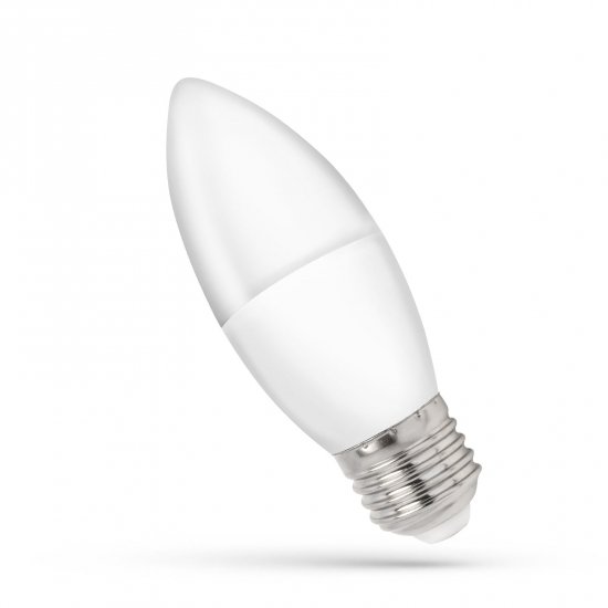 LED ŚWIECOWA E-27 230V 8W WW SPECTRUM