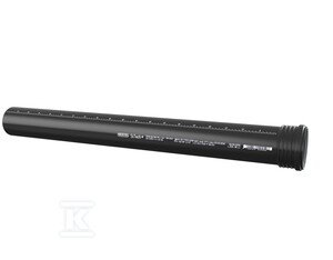 RURA PP-HT SITECH+ 160X1000 SANIT.CZARNA