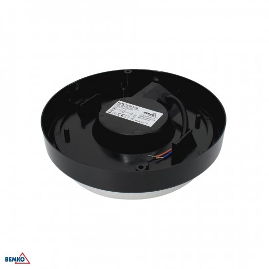 OPRAWA LED KANLO OKRĄGŁA 12W 4000K 1150LM IP54 CZARNA CZ. MIKR.