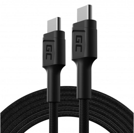 KABEL USB-C -|} USB-C Green Cell POWERSTREAM 120cm PD 60W ULTRA CHARGE QUICK CHARGE 3.0 KABGC30