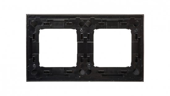 Simon 54 Premium Ramka podwójna metalowa miedź rustykalna DR2/36