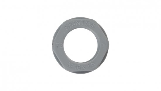 Nakrętka poliamidowa M16 SKINTOP GMP-GL-M 16x1,5 ciemnoszara 53119010 /100szt./