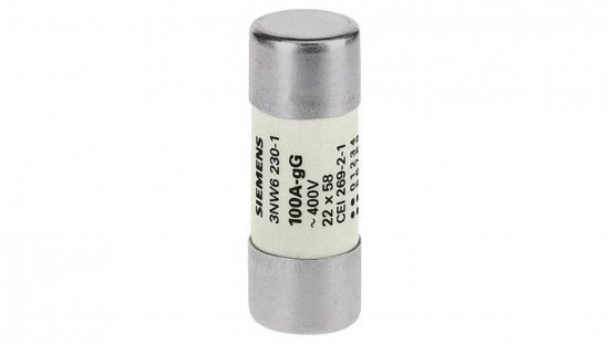 Wkładka bezpiecznikowa cylindryczna gG NFC 22x58mm 690V AC 25A bez wskaźnika 3NW6210-1