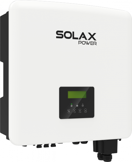 Falownik hybrydowy SOLAX X3-HYBRID-6.0 G4 maks. 6.6 KVA wyjście AC, 2 MPPT, w zestawie moduł komunikacyjny, wyłącznik DC i przekładniki CT, wejście 16A, kompatybilny z baterią Tripple Power