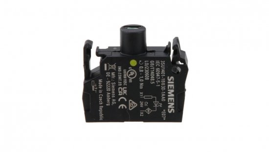 Oprawka blok LED żółty 24V AC-DC montaż czołowy przył śrubowe SIRIUS ACT 3SU1401-1BB30-1AA0