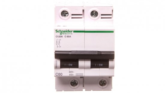 Wyłącznik nadprądowy 2P C 80A 10kA AC C120N Acti9 A9N18361