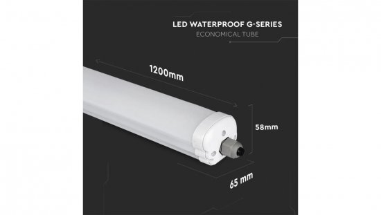 Oprawa hermetyczna LED 36W 4320lm 6400K IP65 1200mm Seria-G 216284