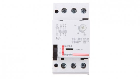 Wyłącznik silnikowy 3P 9kW 14-20A M 250 1R/1Z 20 606831