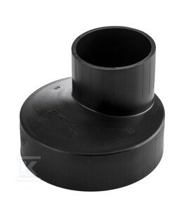 Redukcja PEHD 110x50mm S12.5 ekscentryczna, kolor czarny, QS (Quick Stream) 3003831