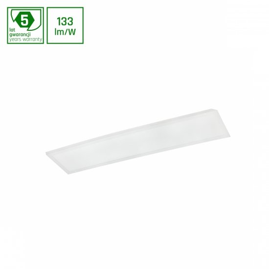 ALGINE PANEL BACKLIGHT 40W NW 230V 120st IP20  300x1200x32 BIAŁY  5 lat gw.