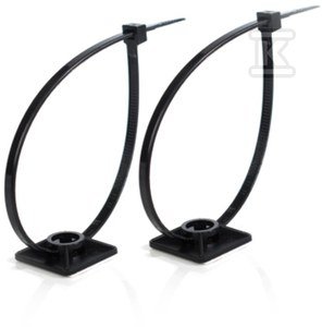 Uchwyt samoprzylepny HW-4ACB (25x25) (100szt.)