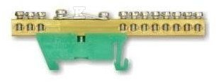 Listwa zerowa TH-35 K zielona