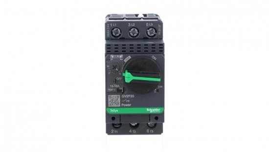 TeSys Deca Wyłącznik silnikowy 3P 7,5kW 13-18A GV2P20