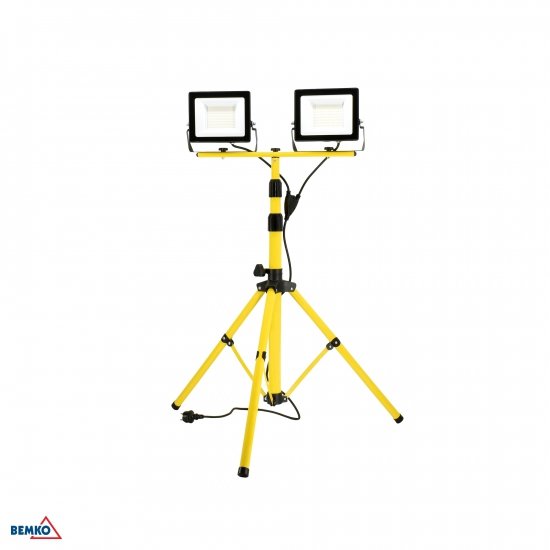 STATYW PODWÓJNY Z NAŚWIETLACZEM 2x50W 4000K IP65