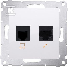 Gniazdo komputerowe RJ45 DMR943