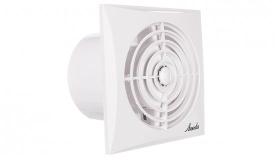 Wentylator wyciągowy fi 100 8W 102m3/h 230V IPX4 biały wył. czasowy, czujnik wilgoci SILENCE WZ100H