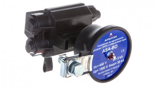 Ogranicznik przepięć A 440V 5kA ASA 440-5BO E1 K /z odłącznikiem/ 63-930219-021