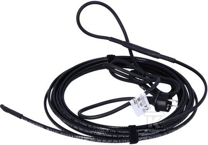 Kabel grzewczy Frostguard z wtyczką 10W/M 8m