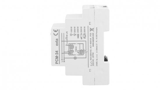 Przekaźnik czasowy przełączany w zerze wielofunkcyjny 230V AC PCM-34 EXT10000308