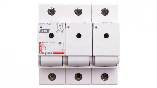 Rozłącznik bezpiecznikowy 3P 2A D01 R303 606700