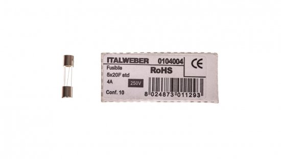 Wkładka aparatowa 5x20mm 4A F /szybka/ 250V 006710023 /10szt./