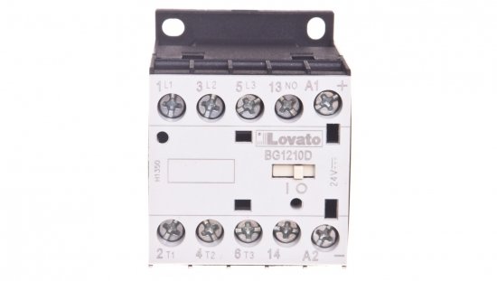 Stycznik mocy 3P 12A 5,7kW przy 400VAC AC3, cewka 24VDC, 1Z 0R 11BG1210D024