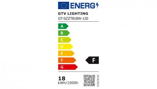 Świetlówka LED T8-J 1200mm 17,5W 1800lm 6500K GT-SZZT818W-120